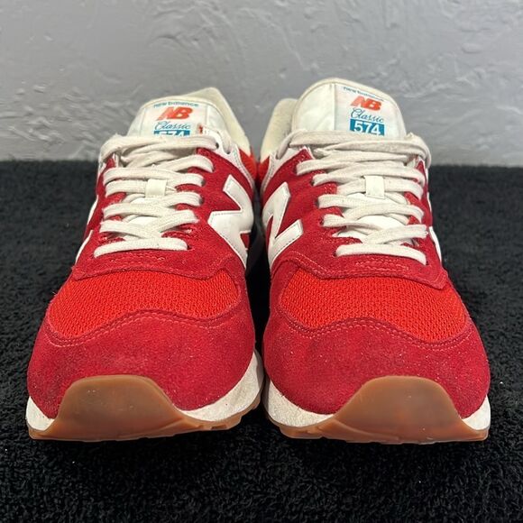🔥🔥 NEW BALANCE Classic 574 Sneakers “Rainbow Pack” Men Sz 9.5 - EXCELLENT - Picture 7 of 16